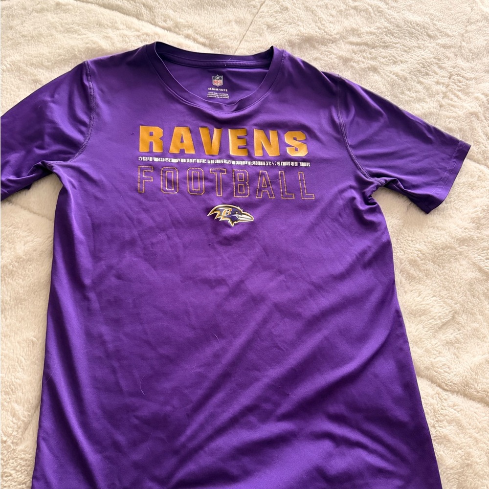 NFL Baltimore Ravens Purple and Gold Tee